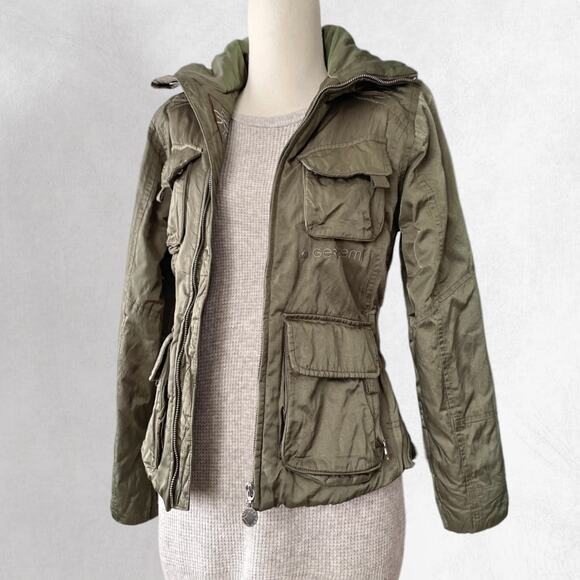 Gersemi Equestrian Waterproof Jacket Size S Army Olive Green Outdoors Ski Snow - Picture 1 of 9